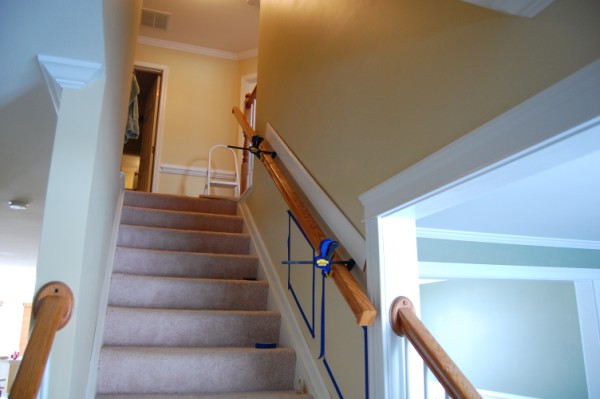 Chair Rail Molding On Staircase