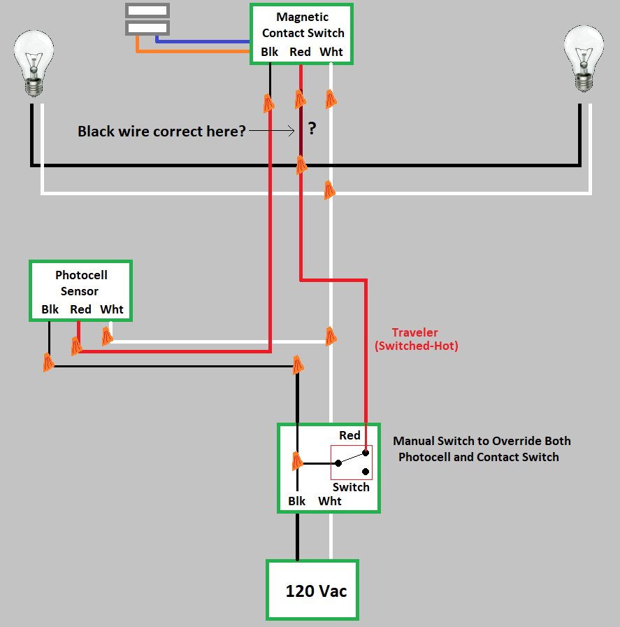 Diagram For Photocell Magnetic Switch