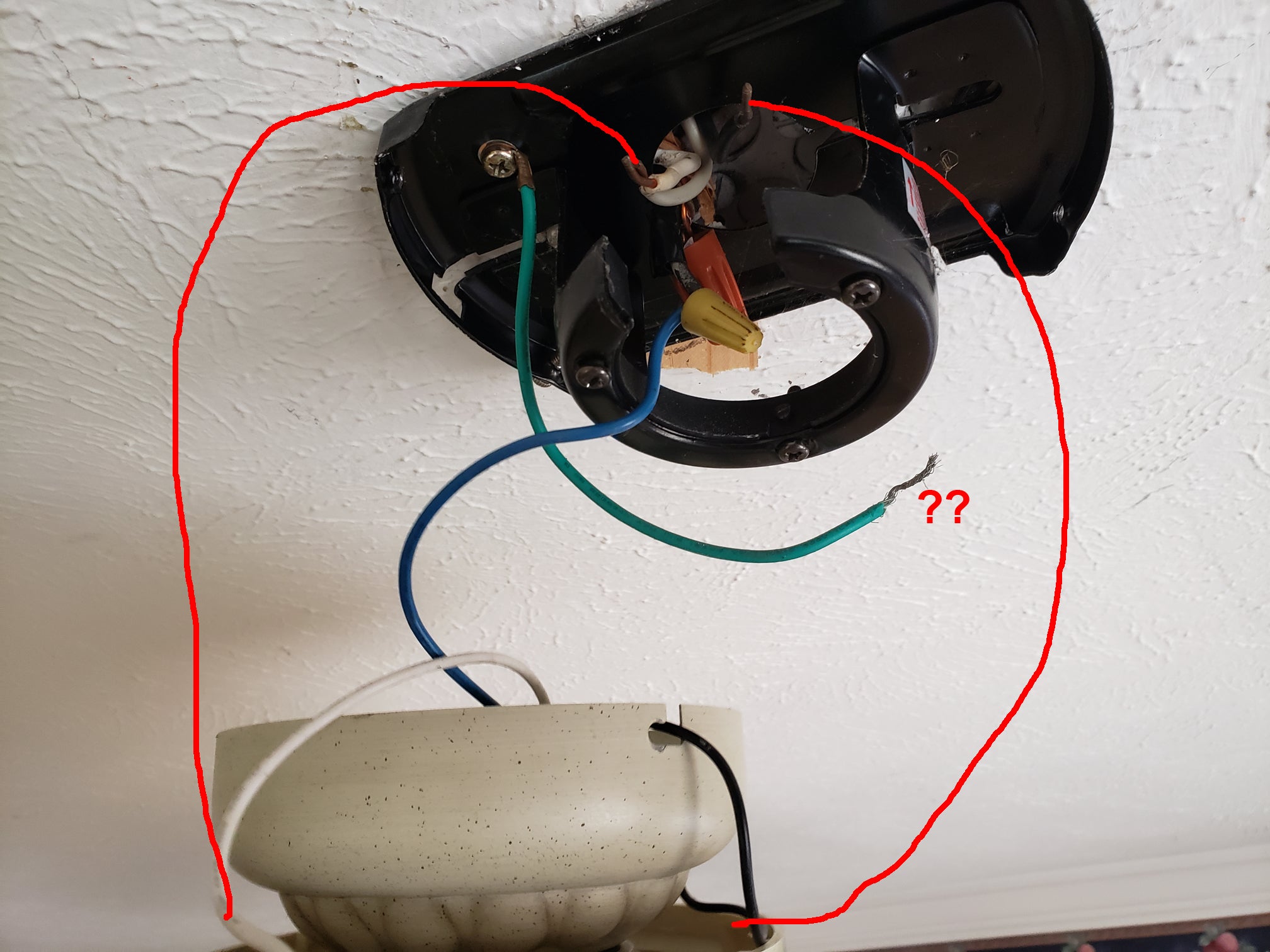 Ceiling Fan Ground Wire Question