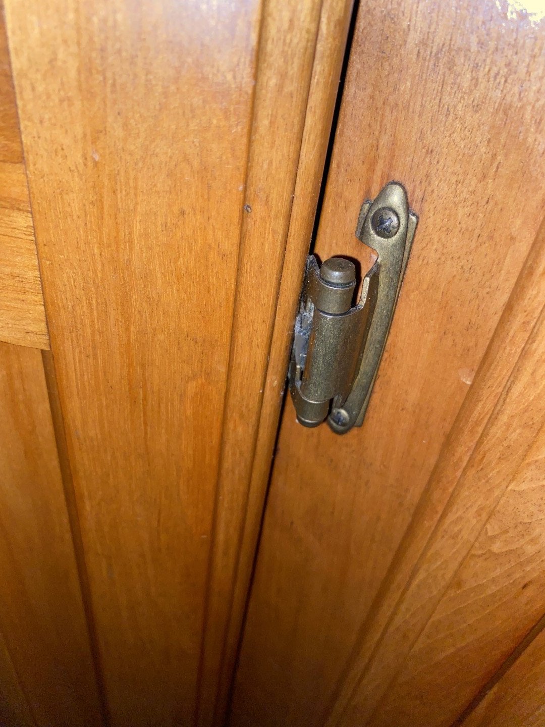Kitchen Cabinet Hinge Doesn T Stay