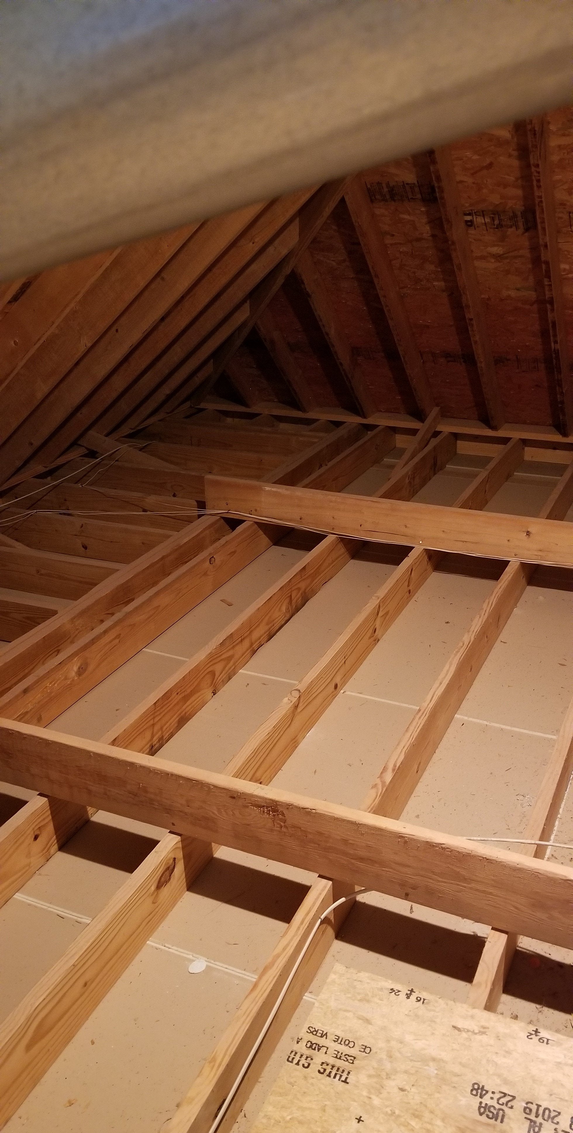 Ceiling Joist To Floor Diy Home Improvement Forum