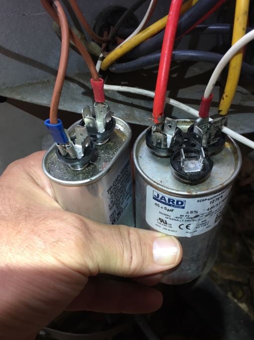 Compressor intermittently not shutting off when condenser fan turns off