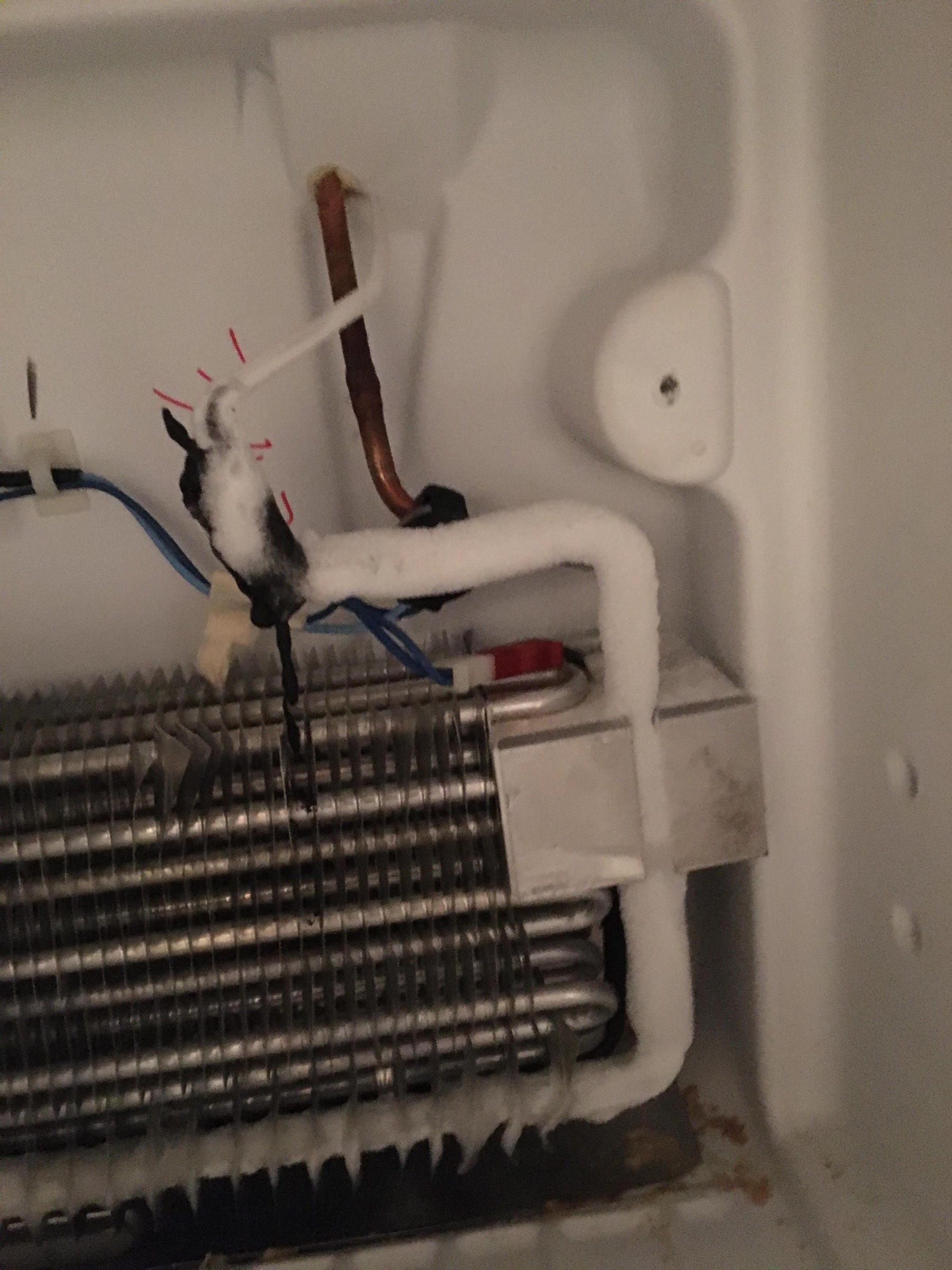 Freezer line froze up | DIY Home Improvement Forum