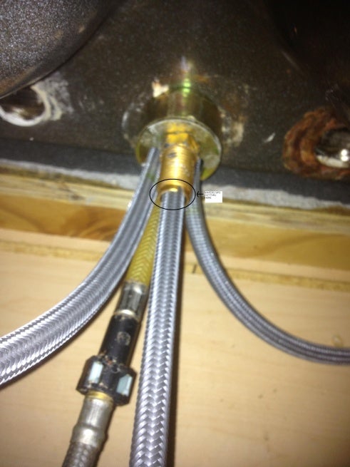 Kitchen Faucet Leaking Under Sick Diy Home Improvement Forum