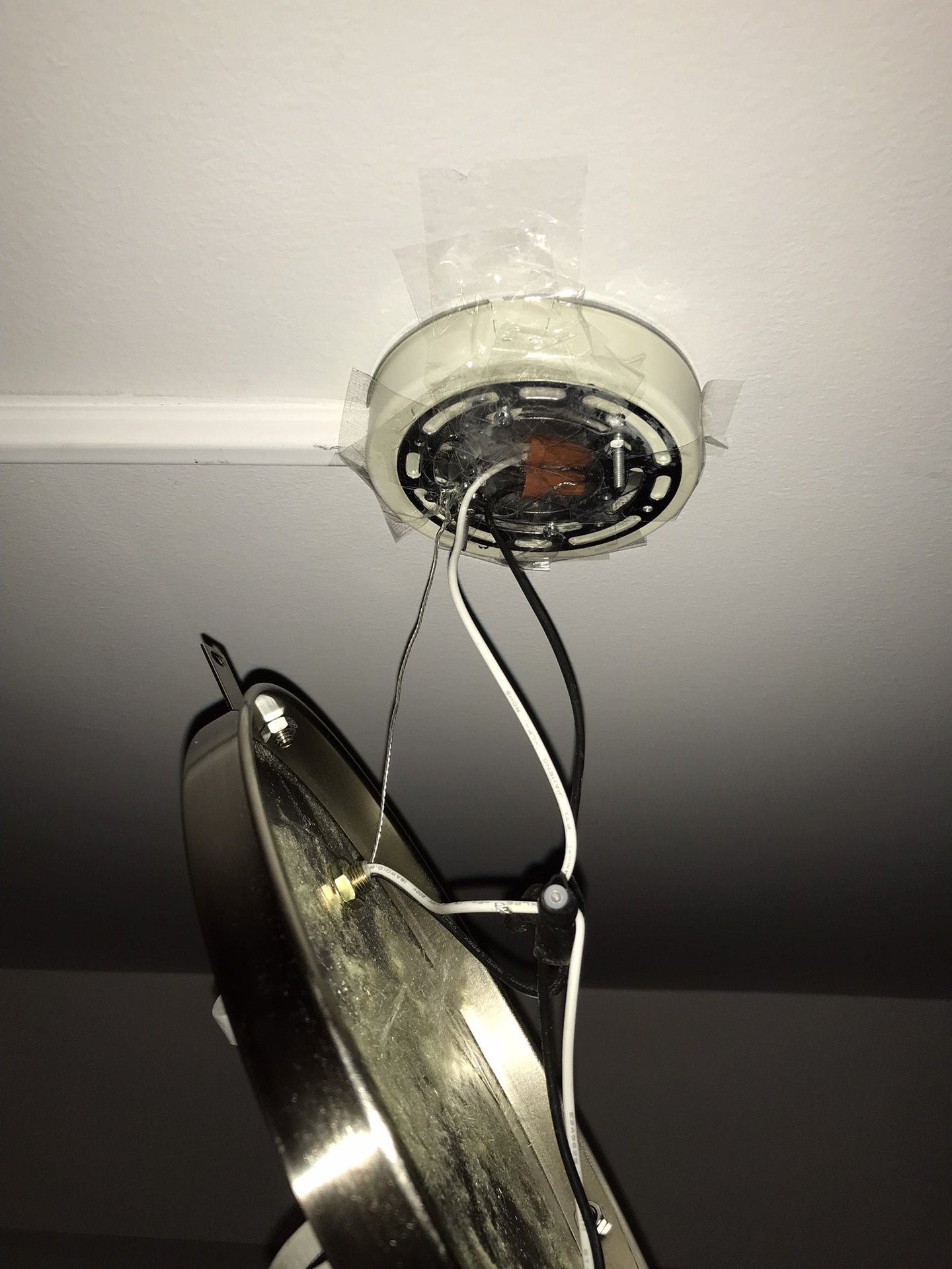 Sealed Up Ceiling Light Opening And