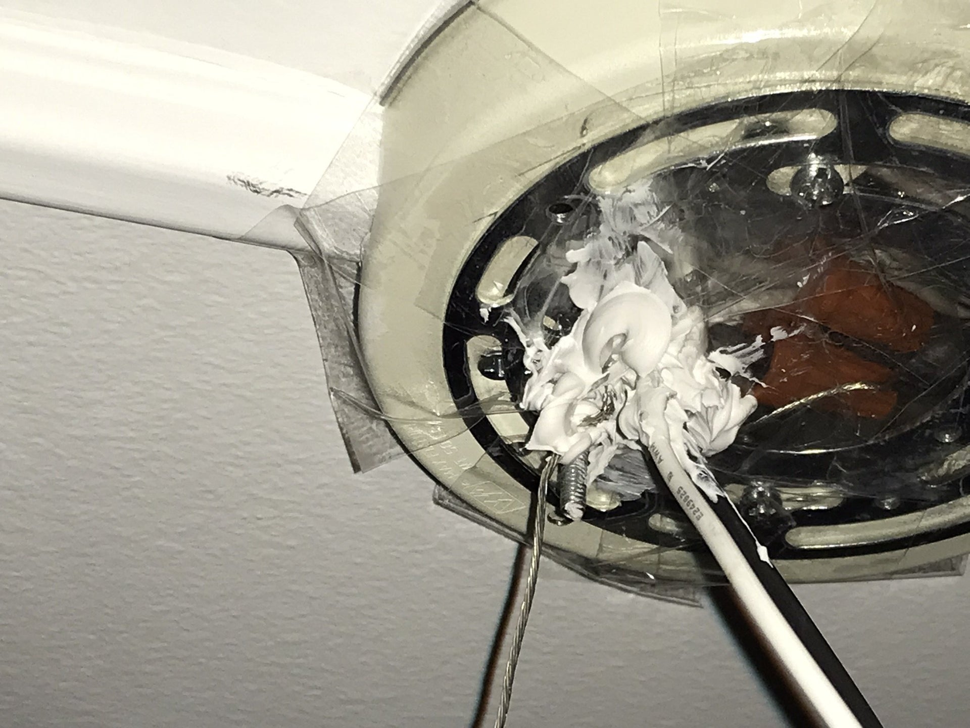 Sealed Up Ceiling Light Opening And