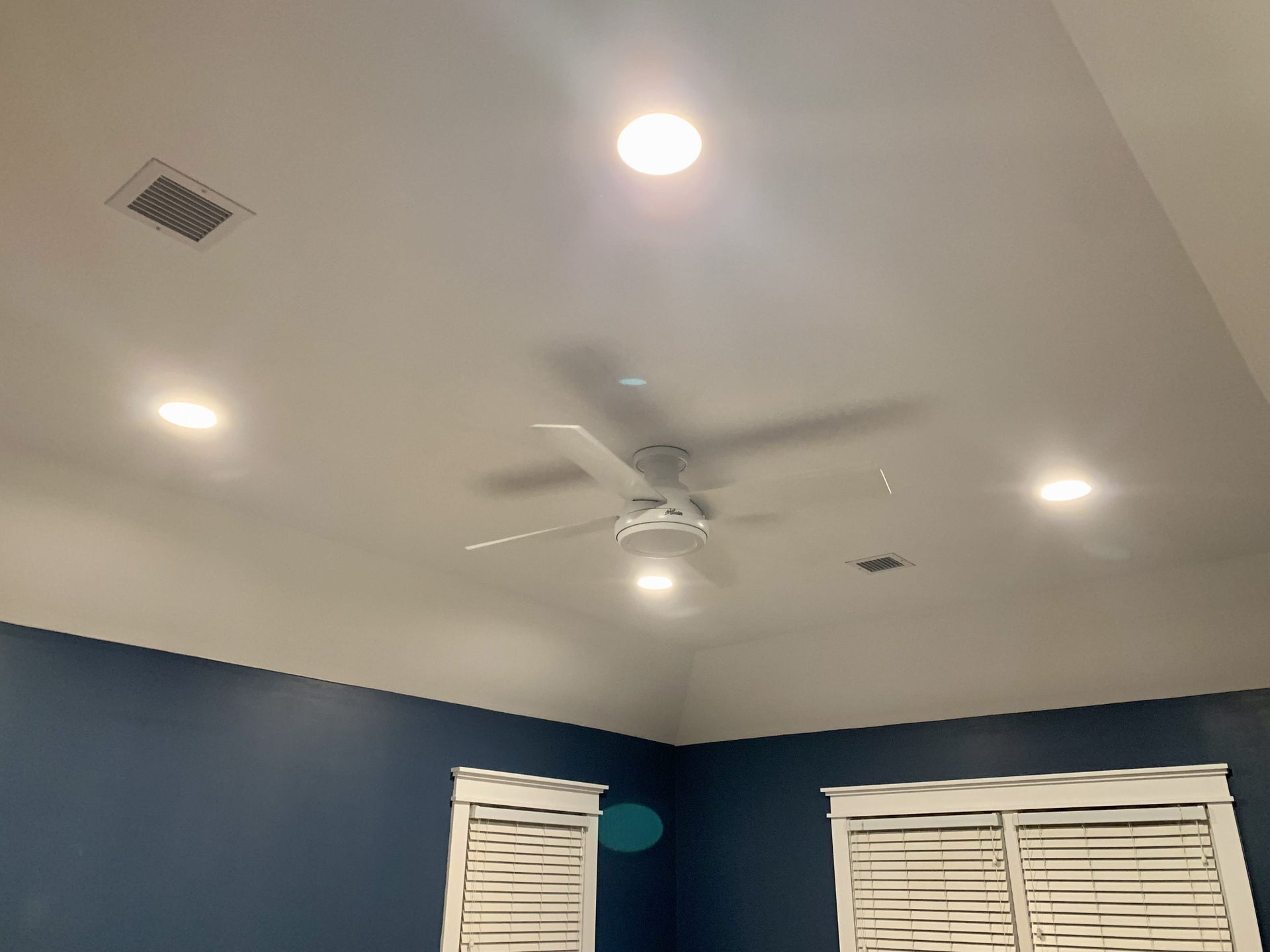 Recessed Lighting And Ceiling Fan